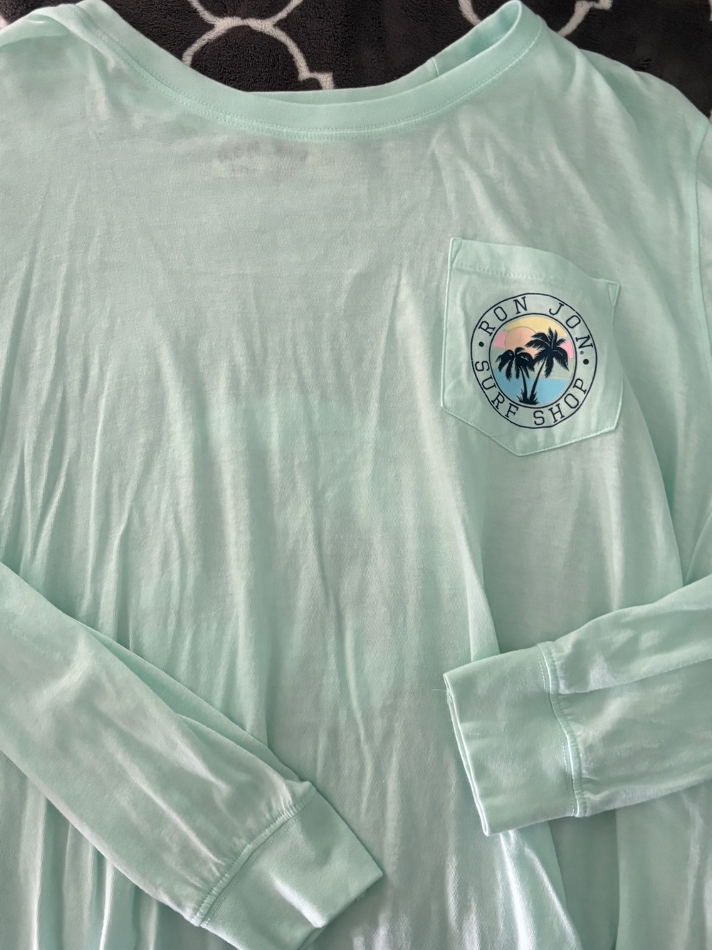 Ron Jon Mint Green Crew Neck Tee
